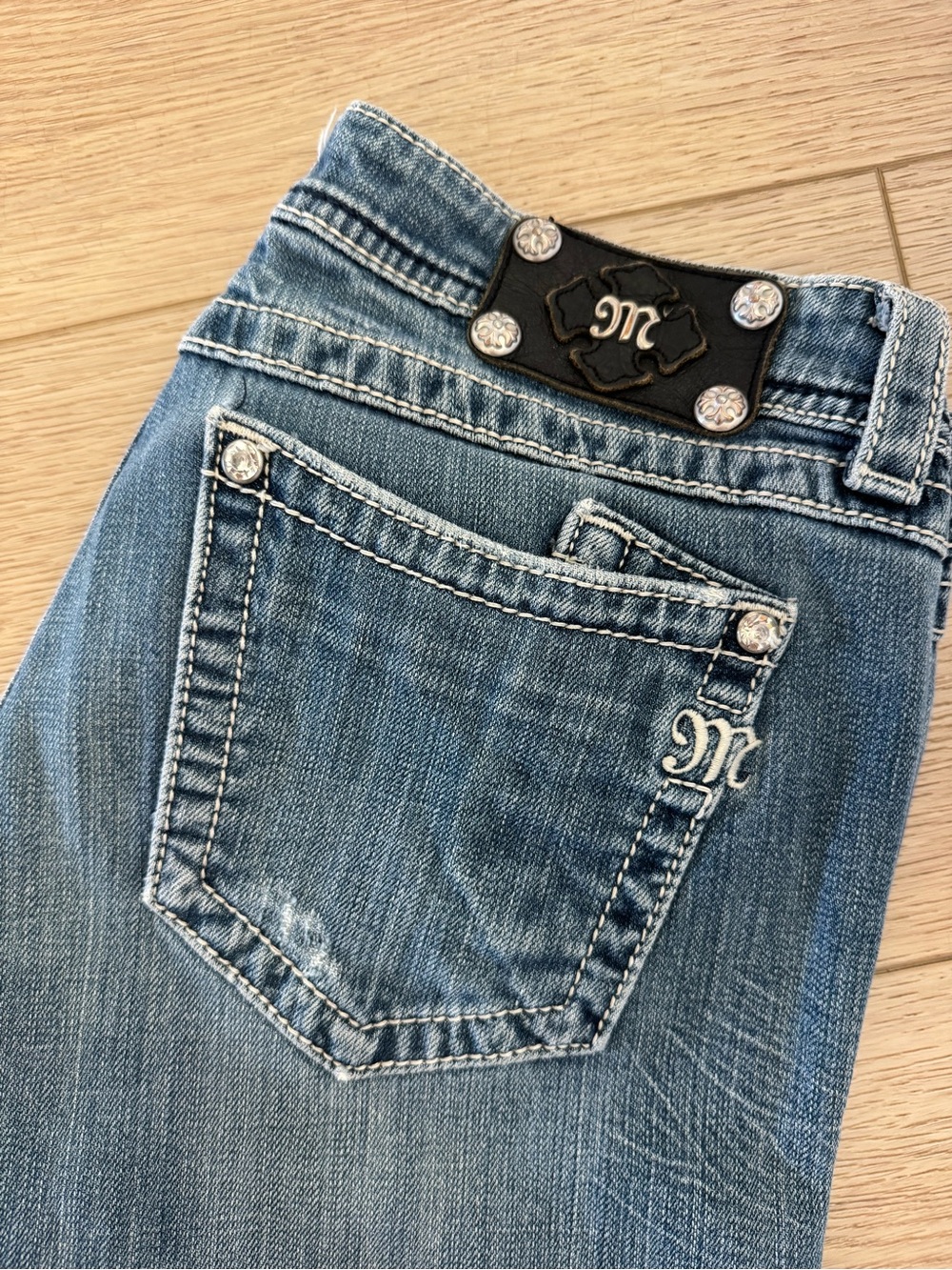 Miss Me Women's Light Blue Skinny Jeans - Picture 7 of 7